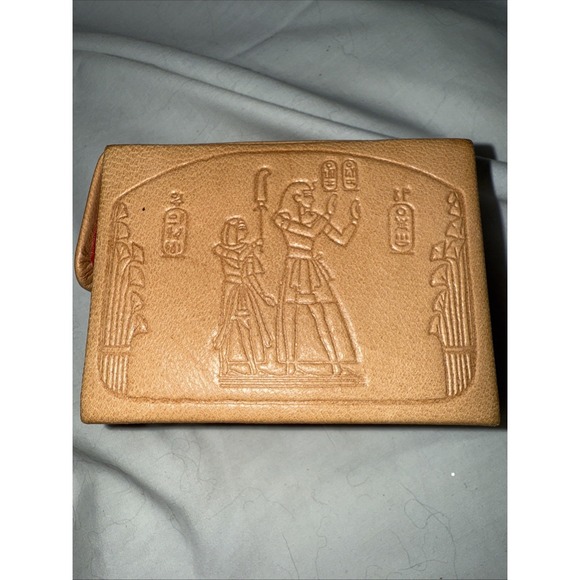 Vintage Egyptian Playing Card Holder With 2 Full Sets If Playing Cards Complete! - Picture 4 of 10